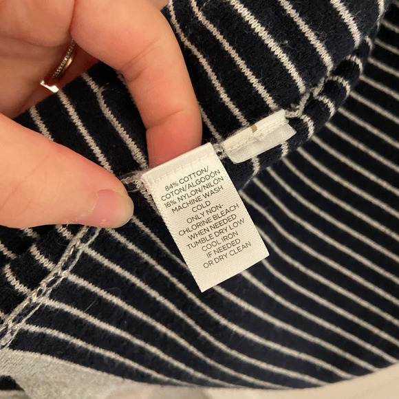 LOFT women’s gray soft knit‎ cardigan sweater open front — XS - Picture 5 of 7